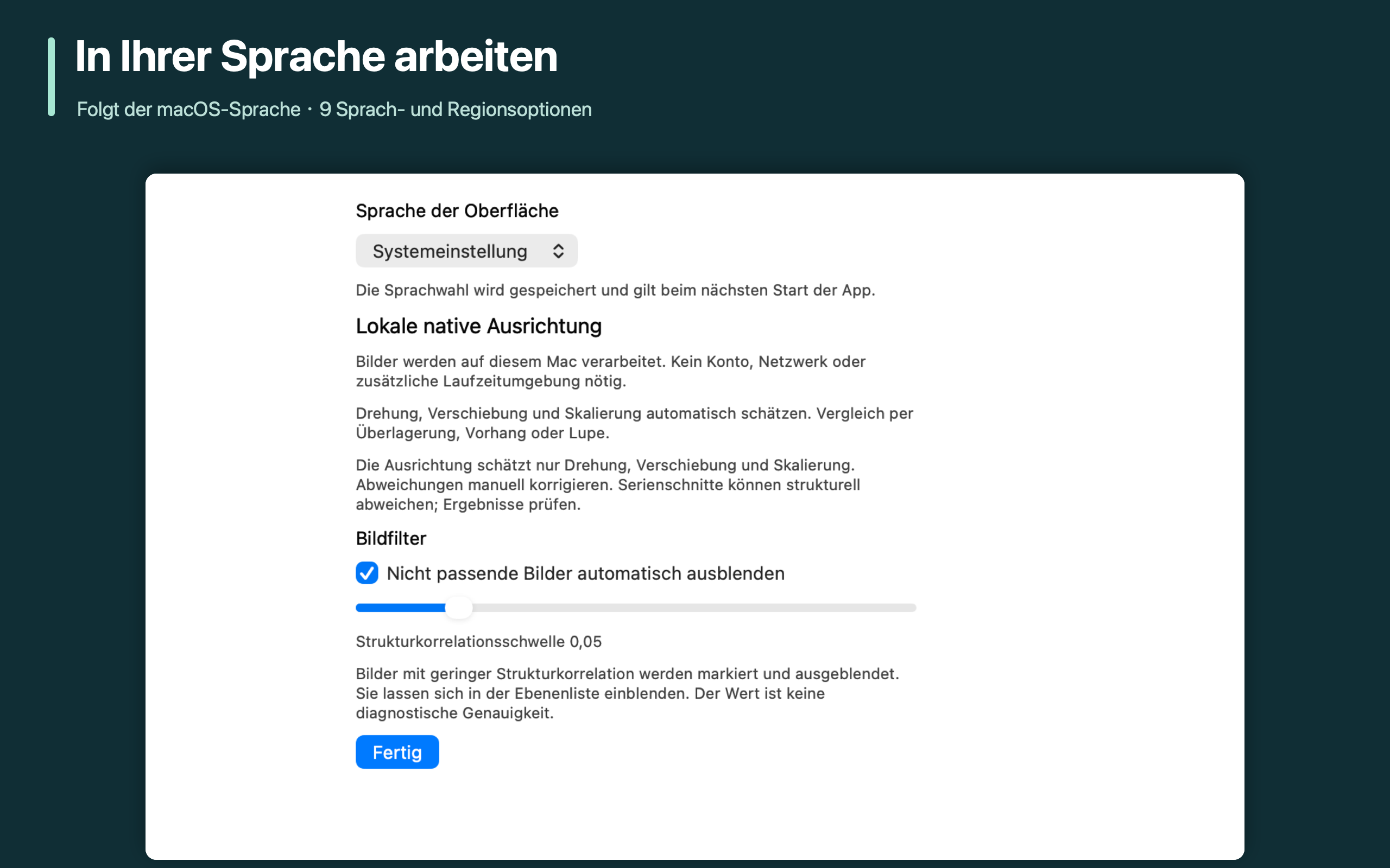 In Ihrer Sprache arbeiten